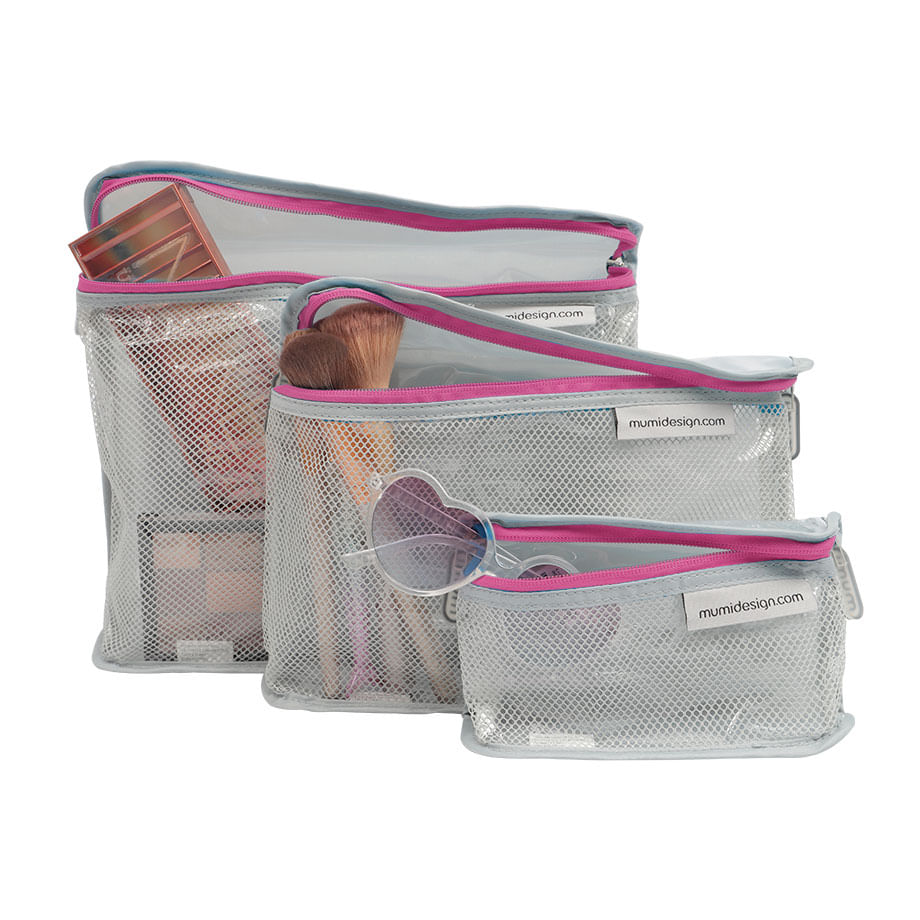 Set de 3 bolsas de plástico para empacar