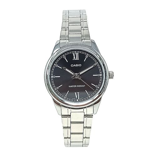 Reloj Casio análogo metálico plateado para mujer