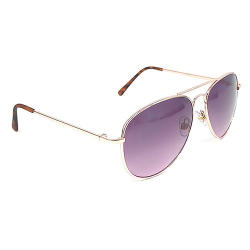 Gafas de sol unisex oversize doradas
