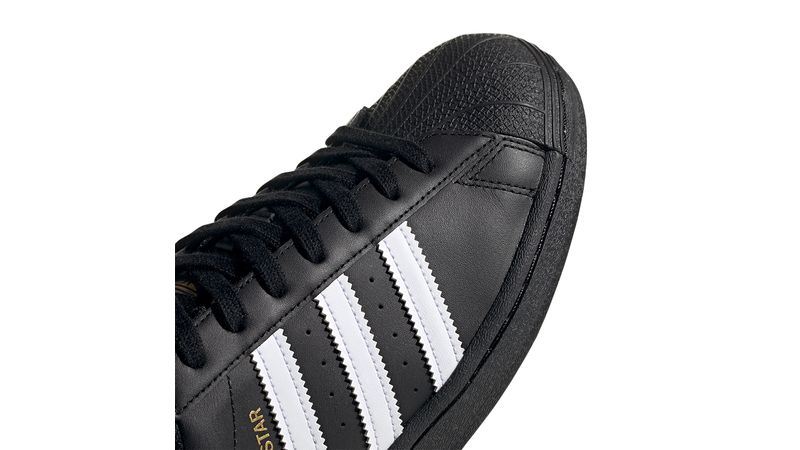 Zapato Adidas Superstar casual negro para hombre
