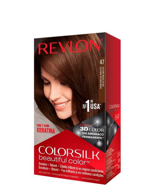 2 Pack Tinte Colorsilk - Castaño Medio Cálido