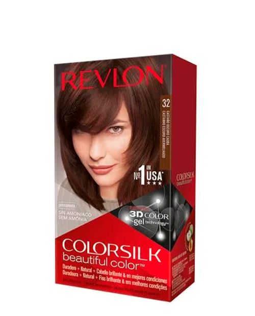 2 Pack Tinte Colorsilk - Castaño Oscuro Caoba