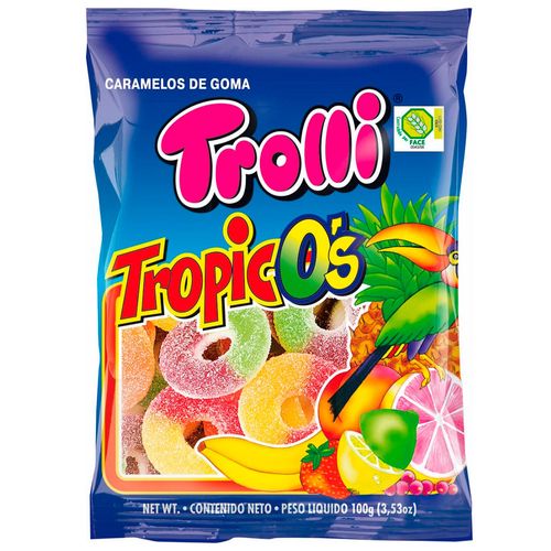 Gomitas Trolli Aros tropicales 100gr