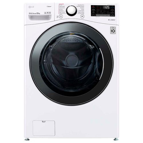 Lavadora LG carga frontal 22 KG // WM22WV26R
