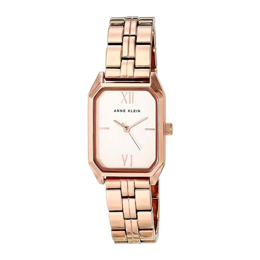 Reloj análogo metálico oro rosa para mujer - Siman Costa Rica