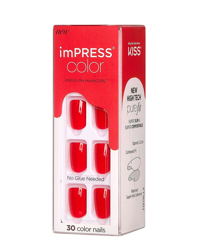 Kiss-Color-de-uñas-Impress---Reddy-or-Not