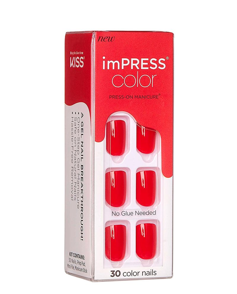 Kiss-Color-de-uñas-Impress---Reddy-or-Not