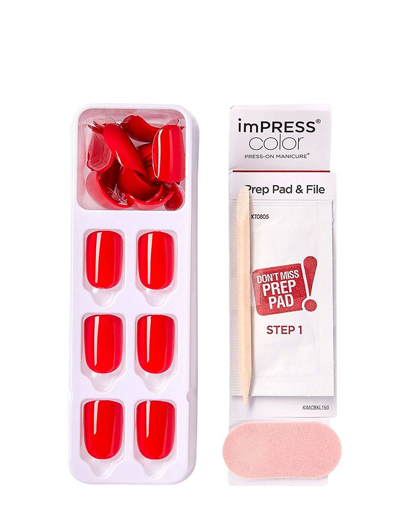 Kiss-Color-de-uñas-Impress---Reddy-or-Not