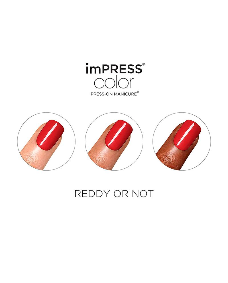 Kiss-Color-de-uñas-Impress---Reddy-or-Not