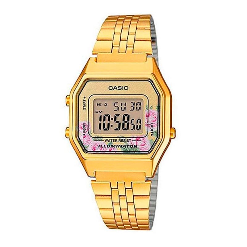Reloj digital mujer dorado hotsell