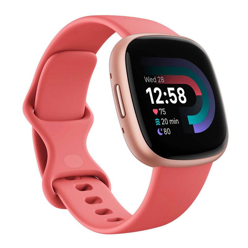 Reloj Fitbit smartwatch versa 4 silicon rosado para dama