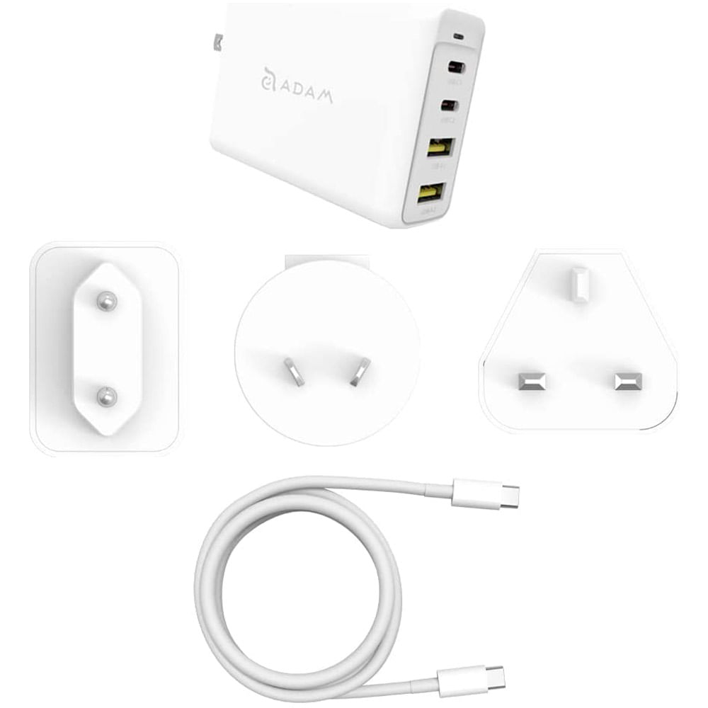 Kit de carga omnia pro cargador + plugs + cable usbc Siman Costa Rica