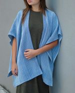 Poncho Cojutepeque Azul