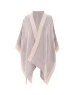 Poncho Cojutepeque Combinado Gris