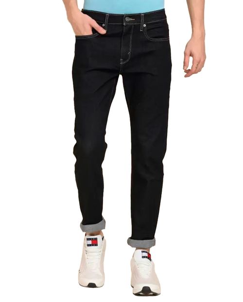  Un pantalón jeans hombre Denim Jogger estilo Slim Fit hd1506nc  Cintura elástica Casual pantalones pantalones, S, Negro : Ropa, Zapatos y  Joyería