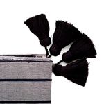 Pie de cama ancho con tassel