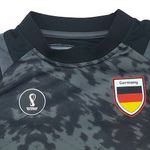 Camiseta-Mundial-Qatar-negra-degradado-para-niño