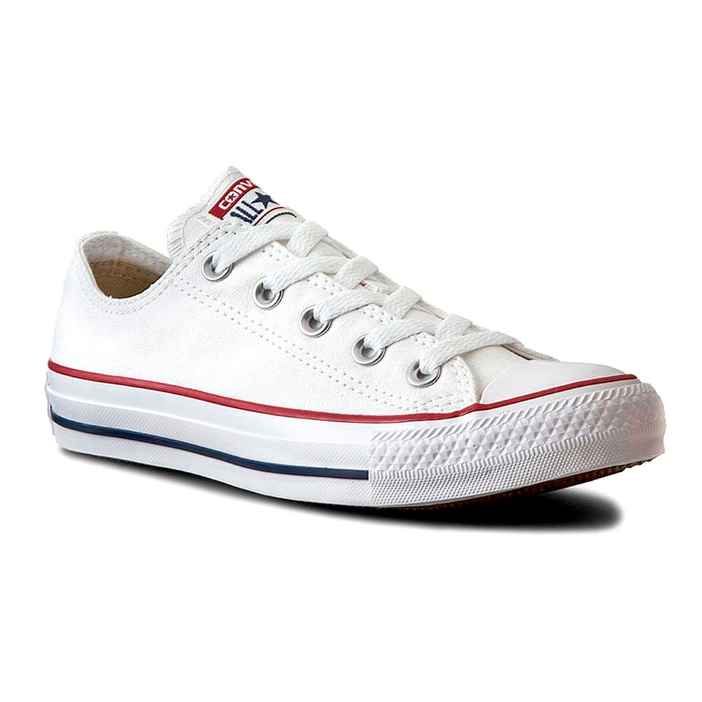 Zapato deportivo casual Chuck Taylor Converse blanco para mujer