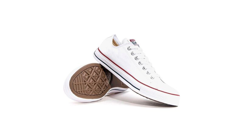 Zapato deportivo casual Chuck Taylor Converse blanco para mujer