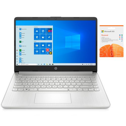 Paquete portátil HP 14-fq1011la + Microsoft 365 personal