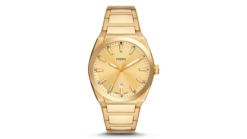 Reloj dorado hombre fossil sale