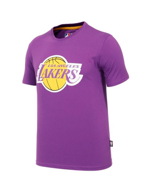 Camiseta deportiva NBA Lakers morada para hombre
