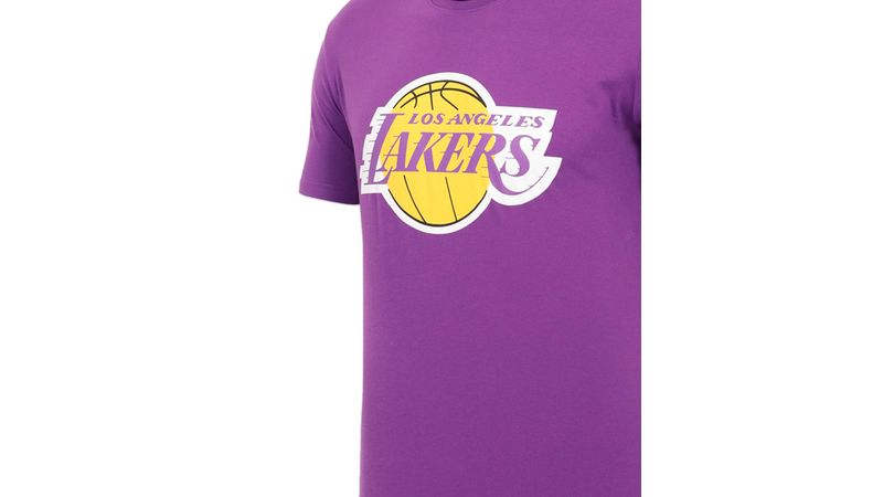 Camiseta deportiva NBA Lakers morada para hombre