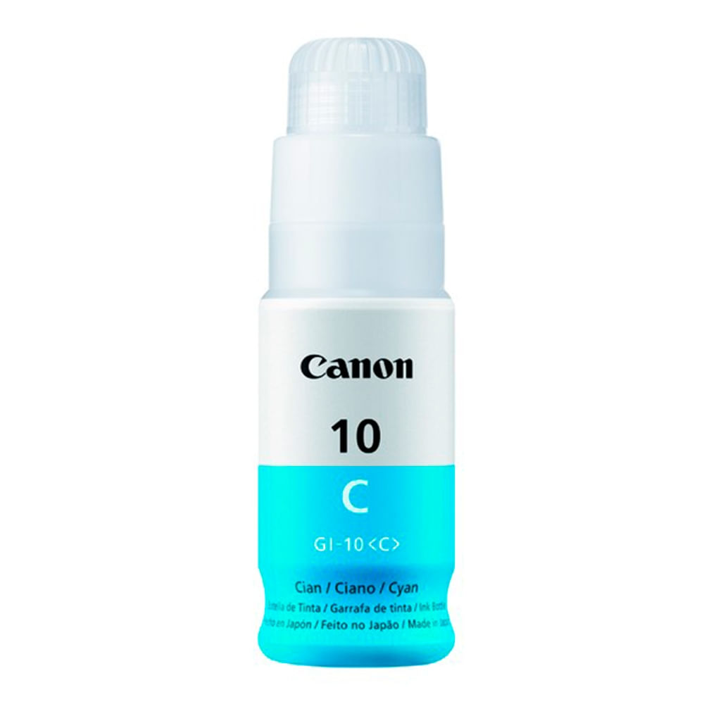 Botella de tinta cyan canon 70ml.