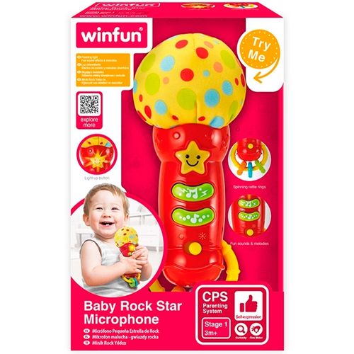 Micrófono Winfun Baby Rock Star