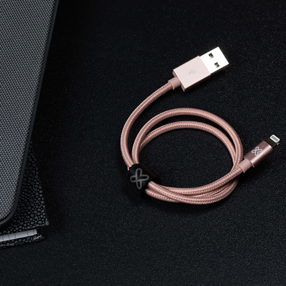 Cable apple usb dorado rosa 1m - Siman Guatemala