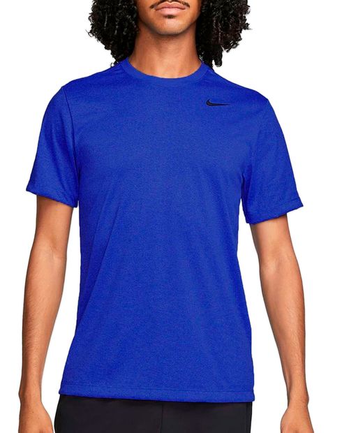 Camiseta deportiva azul para hombre