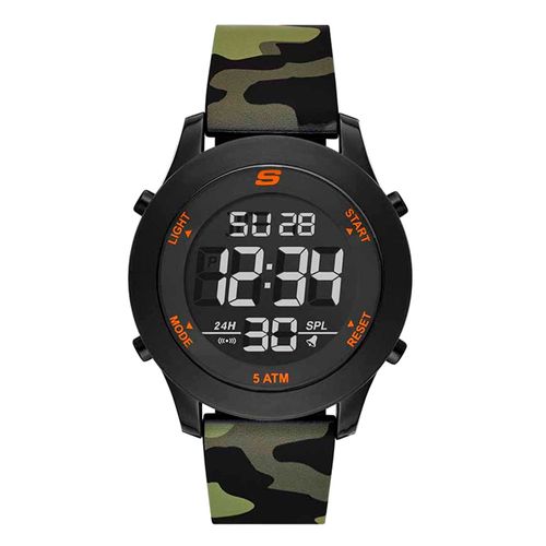 Reloj Skechers digital resina verde y negro hombre