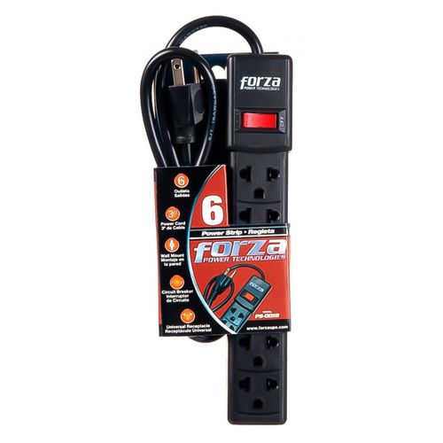 Regleta 6 salidas 110v