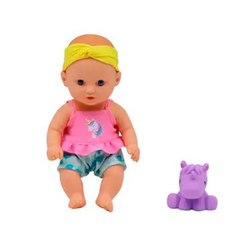 Dream Collection Muñeca Bebe 25.4 cm Chorros de Agua Incluye Mascota