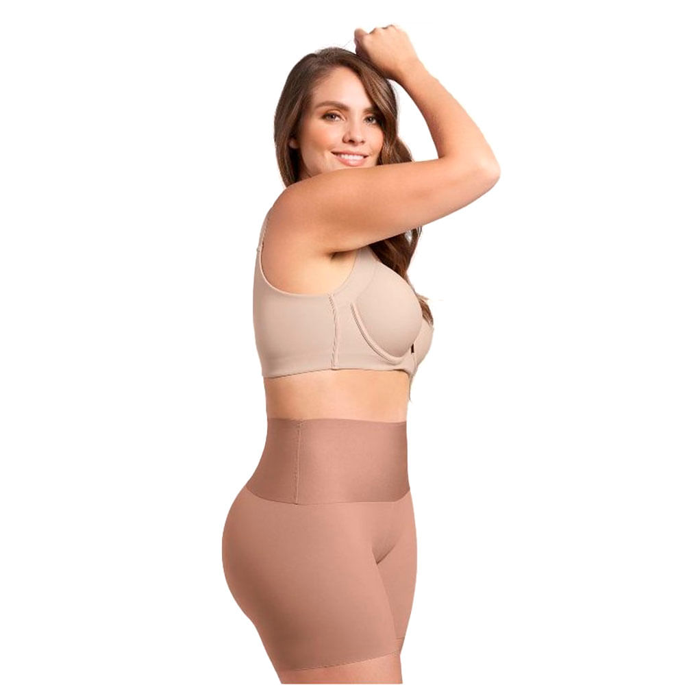 Faja short color nude para dama