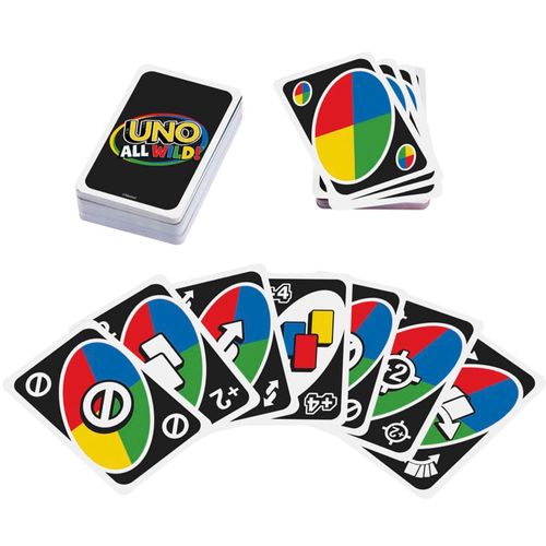 UNO Juego de Cartas All Wild
