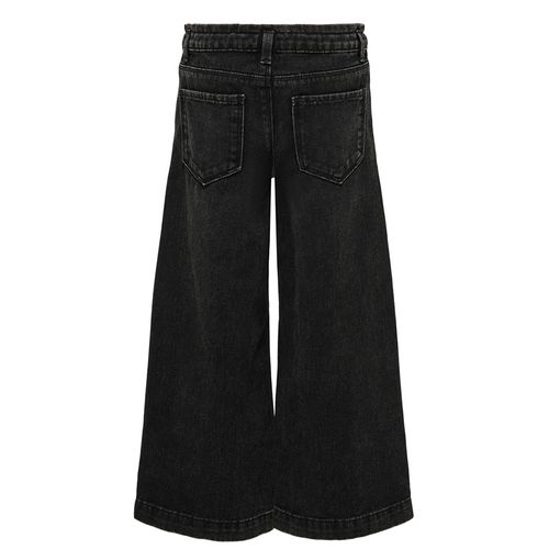Jeans negro sólido para niña