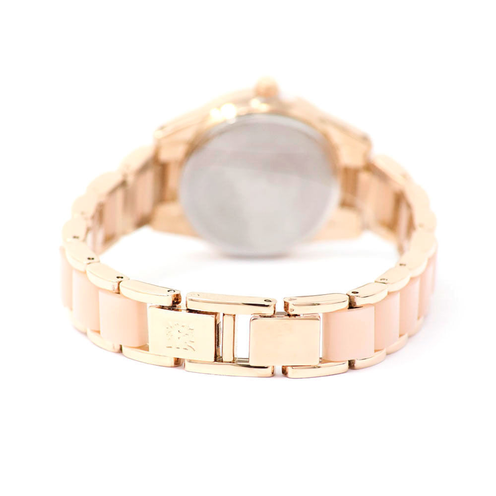 Reloj análogo metálico oro rosa mujer - Siman Costa Rica
