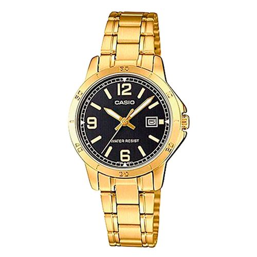Reloj Casio análogo metal dorado para mujer