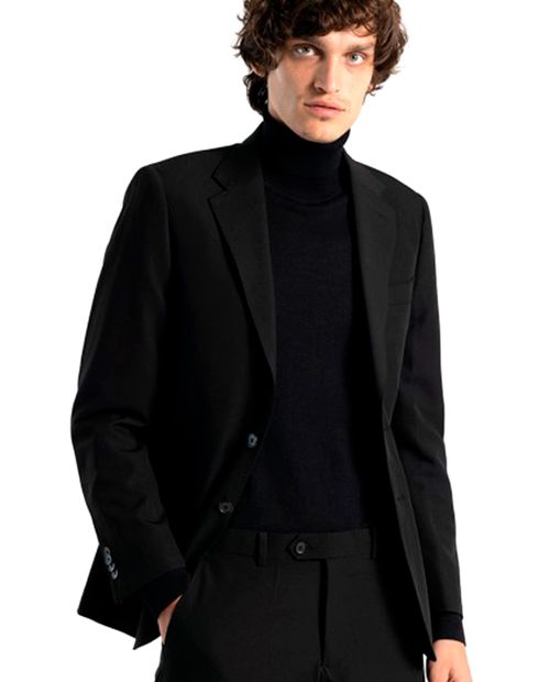 Blazer PuroEGO slim fit negro para hombre