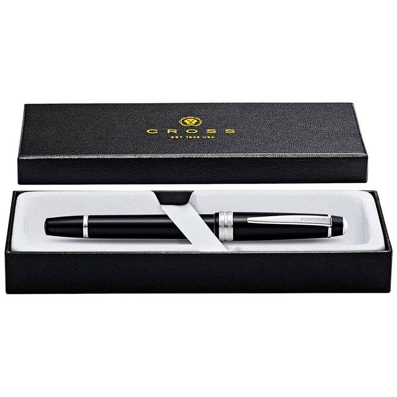 Cross roller ball bailey light glossy black resin