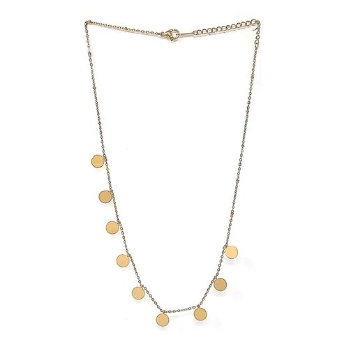 Cadena con dije color dorado