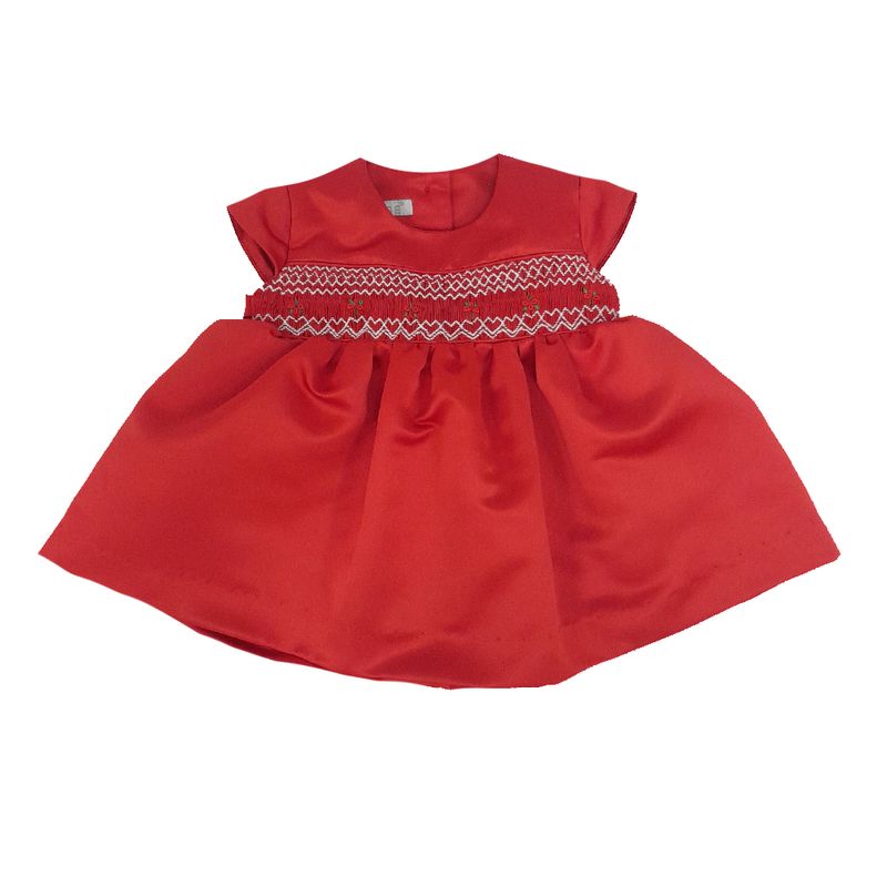 Vestido rojo sólido para bebé niña - Siman El Salvador