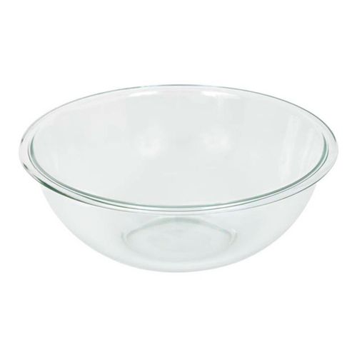 Bowl para mezclar transparente de vidrio 2.36 litros