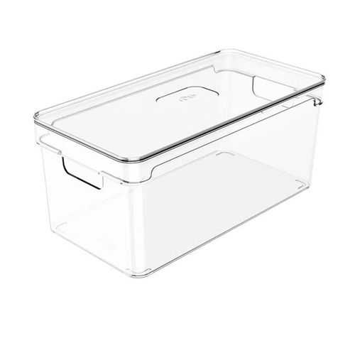 Organizador plástico transparente 30 x 20 x 13 cm