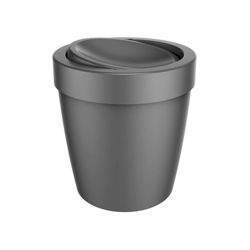 Basurero de plástico con tapa giratoria 5 litros
