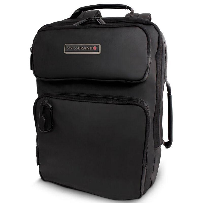 Mochila para laptop hanover negra swissbrand