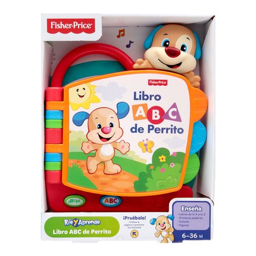 Fisher-Price Juguete para Bebés Libro ABC de Perrito