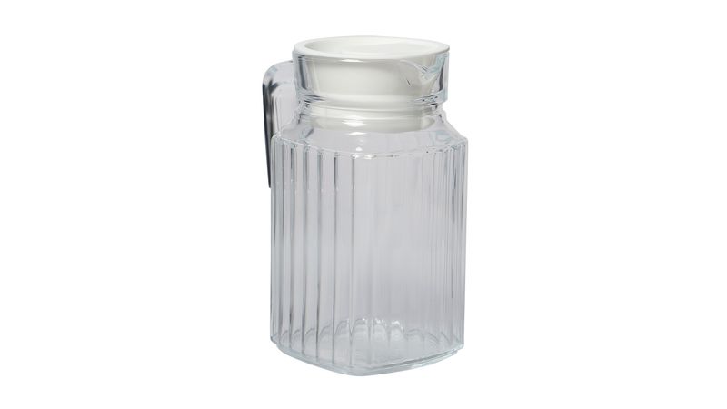 Botella vidrio con tapa 0.5L