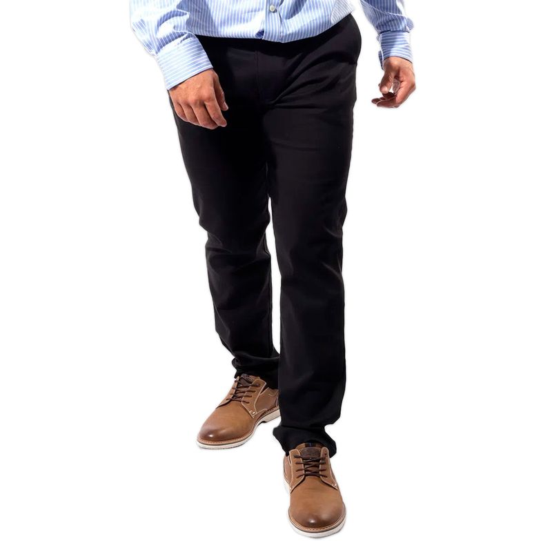 Pantalón estilo chino negro para hombre Siman El Salvador